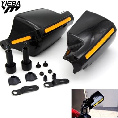 1 Pair Universal Motorcycle Handguards Protectors Pattern Hand Guards for YZF-R1 R3 YZF-R6 FZ1S FZ6S XJR400 1200 1300 XJ600 XJ6