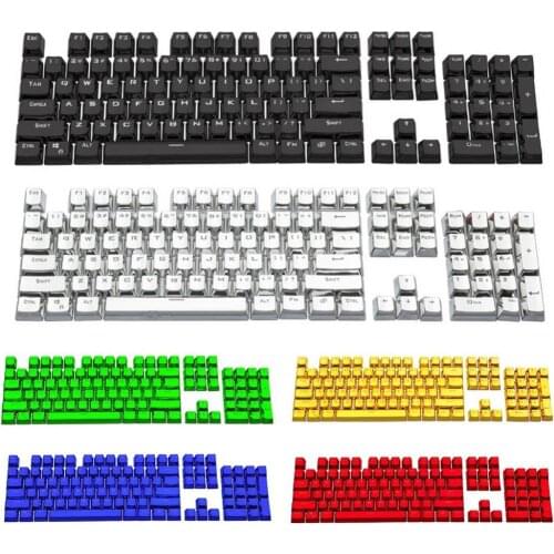 104Pcs/Set ABS Stylish Backlight Key Caps Replacement for Mechanical Keyboards