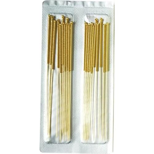 HANRIVER 2018 20 pieces all gilded filiform needle acupuncture needle acupuncture needle as lily