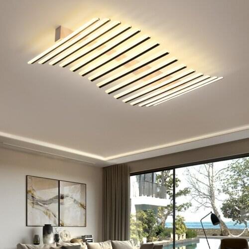 2021 Modern LED Chandelier Lighting For Living Room Kitchen Bedroom Dining Home Decorative With Remote Control Ceiling Lamp