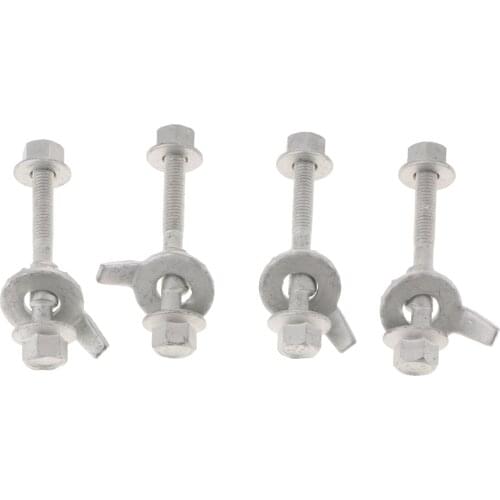4 Pieces Four Wheel Alignment Camber Bolt Fittings Screw 12.9 Eccentric