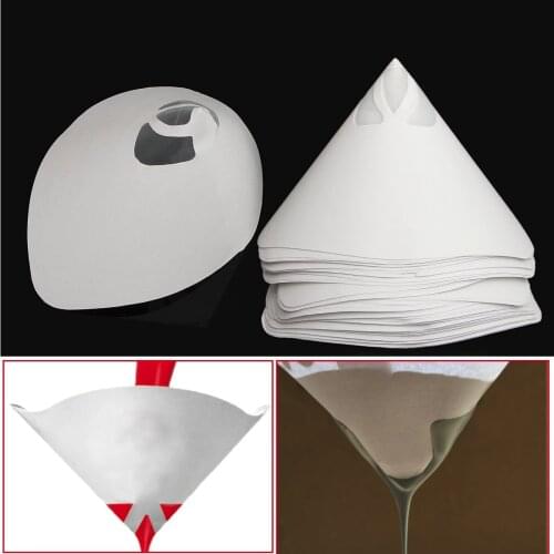 50PCS Paper Paint Strainers Paper Paint Conical Strainers Mesh Filter Cone Strainer Paint Funnel