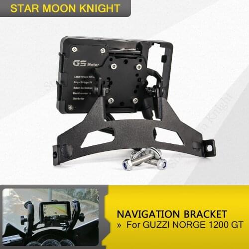 Motorcycle Accessories GPS navigation bracket Supporter Holder for GUZZI NORGE 1200 GT NORGE1200 GT GPS smart phone support