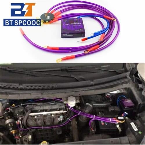 Car Fuel Saver Voltage Stabilizer Purple Pivot Mega-RAIZING High Capacity System Auto Voltage Stabilizer Regulator Battery
