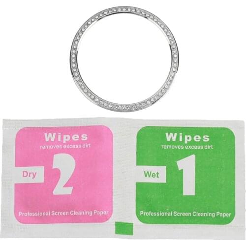 Bling Bezel For Smart Watch 46/42mm Gear s3 Cover Diamond Metal Ring Bezel Insert Adhesive Cover Anti-scratch Watch Accessories