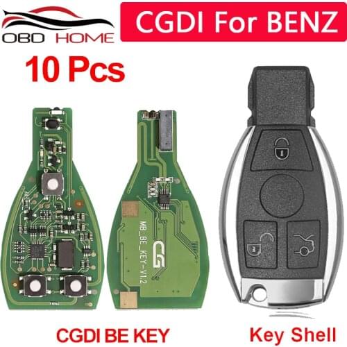 CG CGDI MB BE KEY V1.2 For Benz Till FBS3 315MHZ/433MHZ Get 1 Free Token CGDI MB With Smart Key Shell 3/4 Button Logo