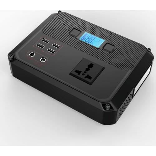 140WH Power Station Large Battery Capacity Solar Generator DC AC USB QC Charge For Comperter Phone Fridge Fan Outdoor Home Use