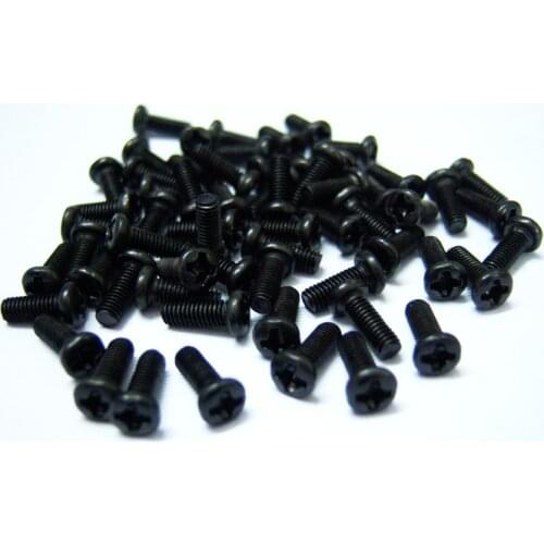 F02425 100Pcs M3*8 F450 F550 Motor Screw Cross Recessed Head M3*8mm for Quadcopter Hexacopter Trex 450 V2 Helicopter + FS