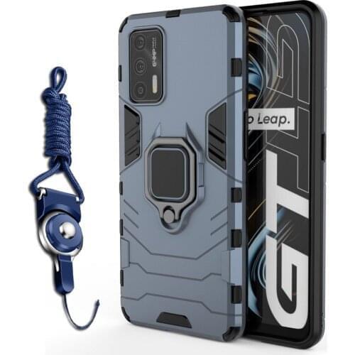 Bracket Ring Holder Case for Realme GT C20 V15 V11 C3 case Stand Hybrid With Strip Cover For Reno 5 Pro 4 Lite Find X3 NEO funda