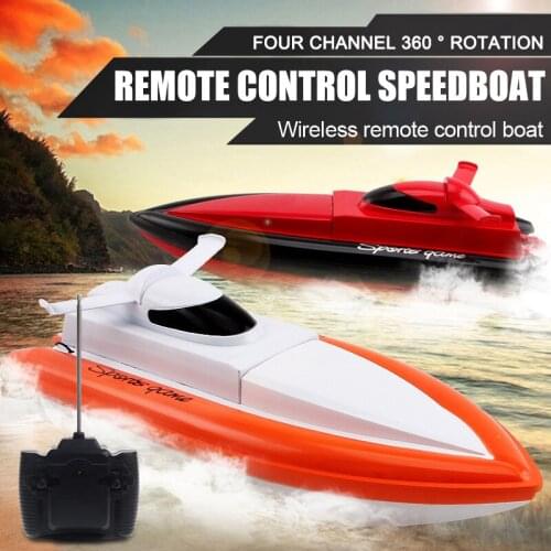 2020 Remote Controlled RC Boat Racing Boats High Speed for Pools Lake Children Kids