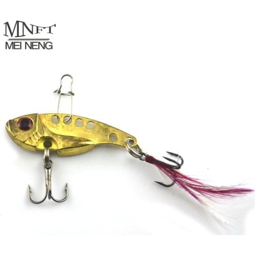 MNFT 6PCS/Pack Spoon Baits Vibrations 7.5g Metal Vib Wobbler Fishing Hard Lures Bass Spoon Crank Bait Fishing Tackle Swivel Lure