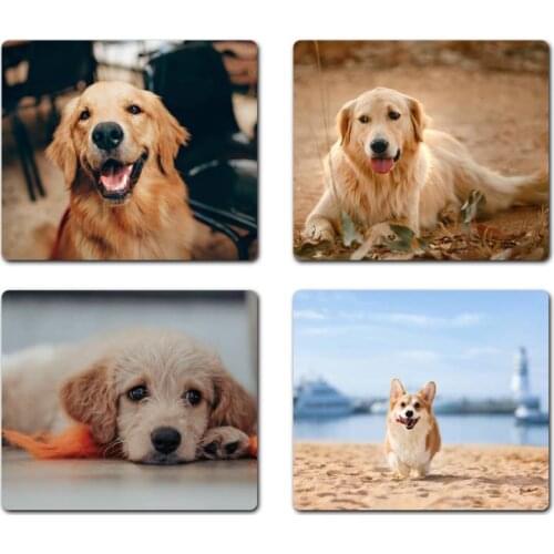 Dog cute Office Mice Gamer Soft Mouse Pad Non slip Cushion Square Thickness 2mm