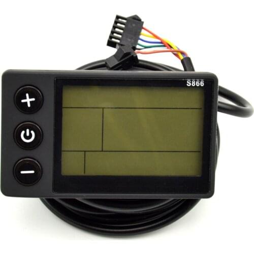Electric Bike Display Control Panel Motor Speed Controller LCD Panel Kit Battery Power Speed Multifunctional Dashbaord