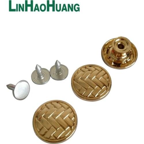 50pcs/Lot 17mm Jeans Button Tack Buttons Metal Replacement Cowboy Costume Set Button sewing clothes accessories