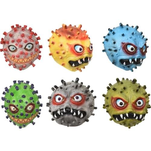 Horror Cosplay Head Latex Mask Halloween Cosplay Costume Vrus Mask Latex Party Decoration For Cosplay Costume Party Decor