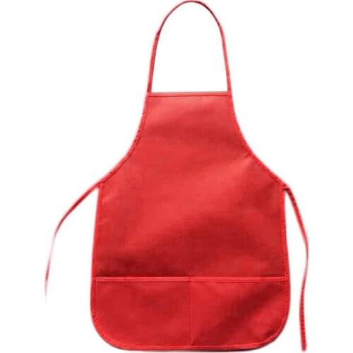 Fabric Kitchen Kids 1Pcs Pocket Art Craft Children Painting Classroom Aprons