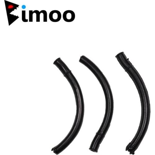 Bimoo 10pcs Carp Fishing Aligner Hair Rig Aligner Anti Tangle Hook Sleeve Chod Line Aligner Shank Adaptor Hooks Soft Tube Tool