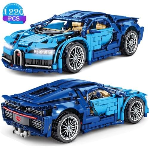 High-Tech Racing Sports Car Creation Expert Building Block Famous Racing Model Childrens Toys for Boyfriends Birthday Gifts