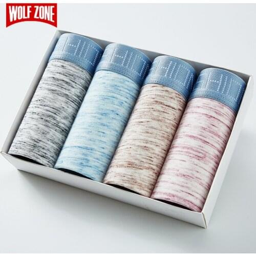 Мужские хлопковые трусы WOLF ZONE China At AliExpress