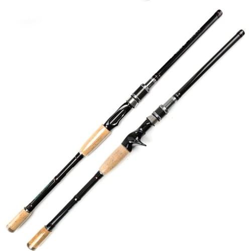 2.1M-3.0M Spinning casting Fishing Lure Rod 4 Section Spinning Rod Travel Portable Carbon Casting Rod M fishing gear