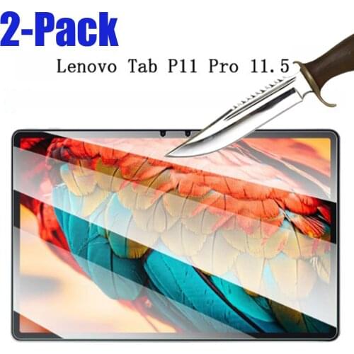 2PCS / 2-pack tempered glass screen protector for Lenovo tab P11 pro 11.5-inch 2020 11.5'' tablet protective film 2.5D 0.33H