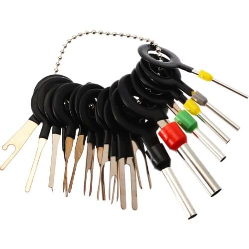 21pcs/set Automotive Harness Connector Terminal Removal and Demounting Tool Unlocking Remove Key