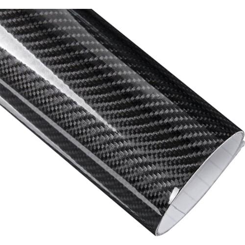 30x152cm 5D Car Sticker Carbon Fiber Vinyl Film High Gloss Ultra Waterproof Shiny Car Styling Wrap Roll Motorcycle Auto Sticker