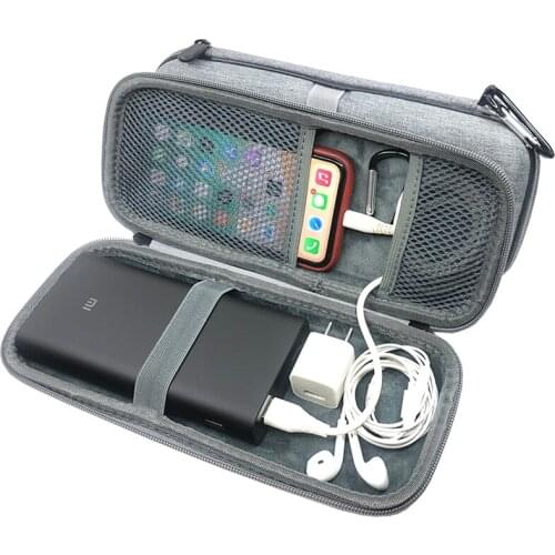 Newest EVA Hard Travel Protect Box Storage Bag Carrying Cover Case for Xiaomi Power Bank 3 Pro 20000mAh Mobile Powerh Charger