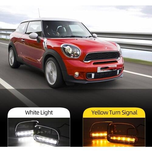CSCSNL 2Pcs LED Daytime Running Light Waterproof ABS 12V DRL Fog Lamp Decoration For BMW Mini Cooper Countryman Car Accessories