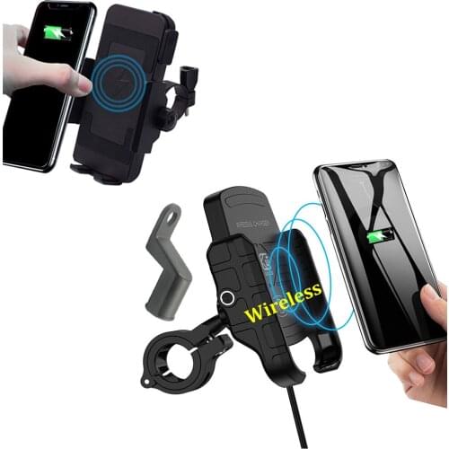 Universal Motorcycle Phone Holder For iPhone X XS XR 8 8Plus Support Telephone Moto Holder Handlebar Motorcycle Accessories