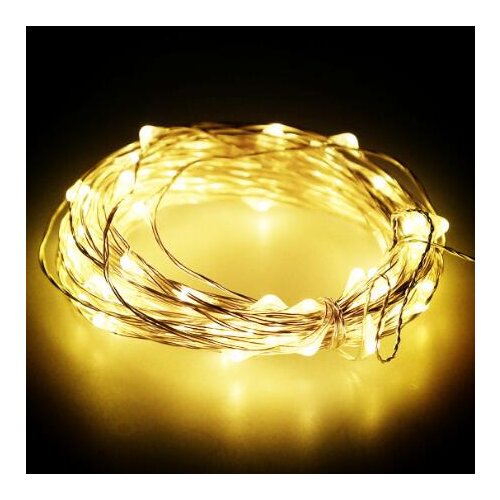 1M 10 LED Battery Power Operated Multicolor Copper Cable Wire Fairy String Light Xmas Party Wedding Decor Lamp Waterproof
