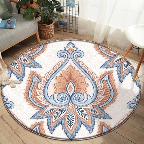 No-islip Living Room Carpet Large Girls Room Mat Home Fashion Abstract Printed Carpet Rug Flannel Colorful Carpet Flower Wedding