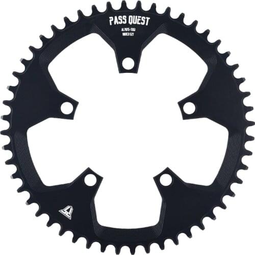 PASS QUEST 110 / 5 BCD 110BCD Round Road Bike 38T-52T Narrow Wide Chainring Bike Chainwheel For 3550 APEX