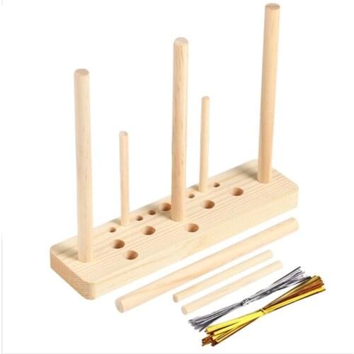 Multipurpose Bow Maker for Ribbon Wooden Bow Making Tool for Ribbon Crafts DIY Decoration for Christmas Valentines Day