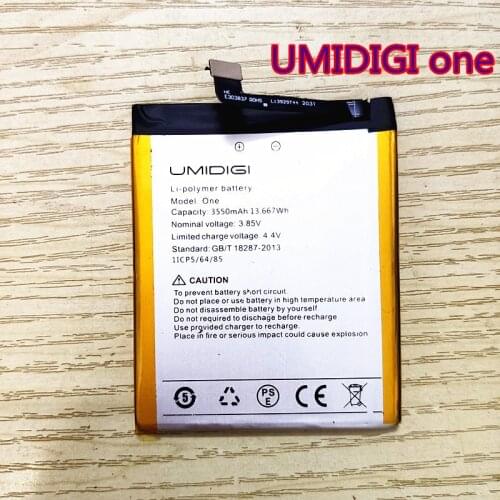 Mobile phone battery for UMIDIGI one pro battery 3550mAh umi 5.9inch MTK6763 4+64G Mobile Accessories
