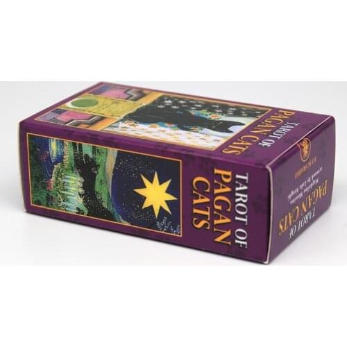 78 Cards Deck Tarot Of Pagan Cats Full English Family Party Board Game Oracle Cards Astrology Divination Fate Card