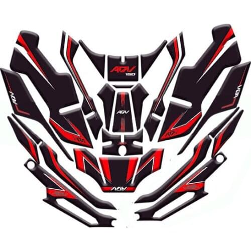 New Motorcycle Body paste tank pad sticke protection Prevent scratc decorative sticker decals kit For Honda ADV 150 adv150