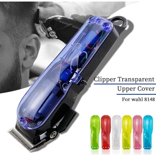 Barbershop Electric Clipper Transparent Upper Cover Cutter Modification Shell, For wahl 8148 Hair Trimmer Accessories