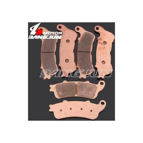 Motorcycle Front Rear Metal Brake Pads For HODNA VFR800 2006-2012 ST1300 2008-09-10-11-2014