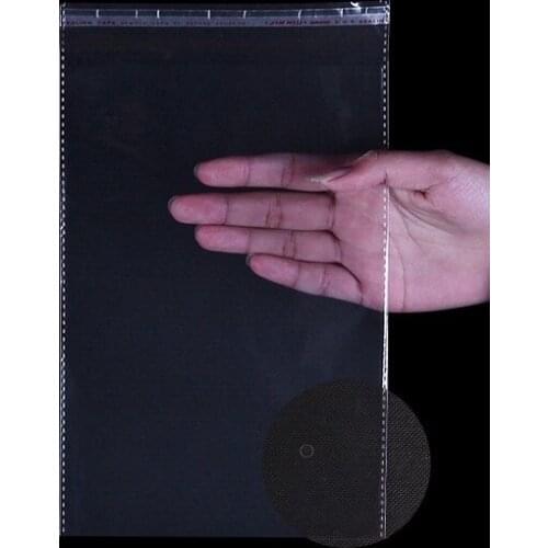 1000pieces 27x31cm transparent self adhesive bags