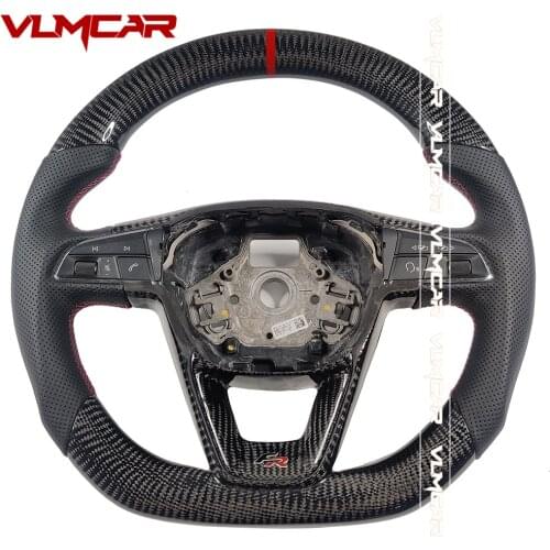 Private Customized Carbon Fiber Steering Wheel For SEAT / All Models Can Be Custom