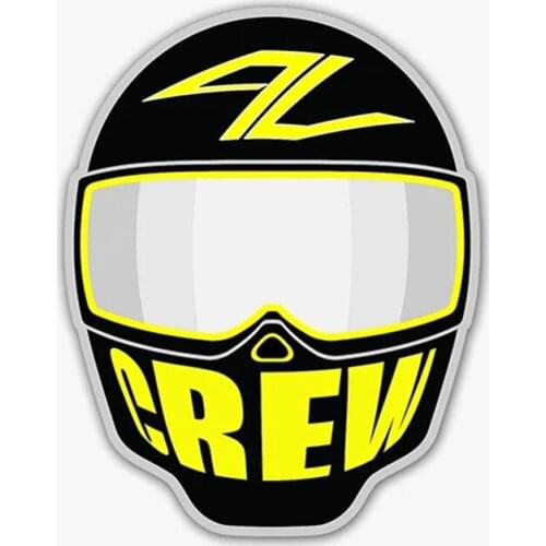 S4522# Self-adhesive Decal For Autologue Crew Car Sticker Waterproof Auto Decors on Bumper Rear Window