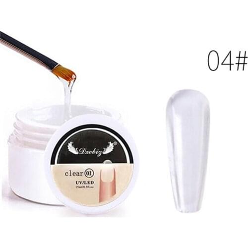 Good quality phototherapy quick extension glue nail art transparent glue reinforcement sticky diamond removable elastic glue