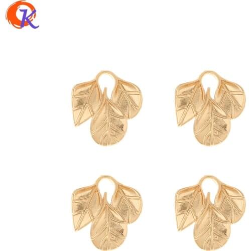 Cordial Design 100Pcs 15*16MM Charms/Jewelry Accessories/Hand Made/Copper/Leaf Shape/DIY Jewelry Making/Pendant/Earring Findings