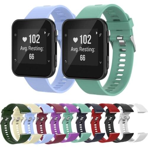 Silicone Sport Bands For Garmin Forerunner 35 & 30 Wrist Strap Smart Watch Band Soft Bracelet For Forerunner30 35 Accessories