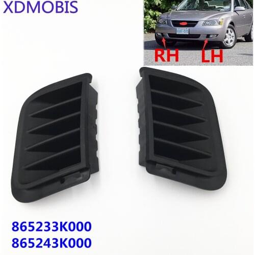 Tampa do bloco de luz barra de luz de nevoeiro da frente grade preta tampa lateral FOR hyundai sonata NF 865233K000