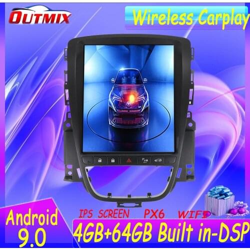 Tesla style 10.4 BIG Screen Android 9.0 Car gps navigation For OPEL Vauxhall Holden Astra J 2010 2011 2012 2013 radio stereo dvd