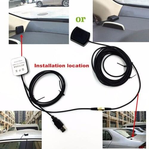 USB GPS Receiver For Car Laptop PC Navigation GPS Antenna Receive And Transmit