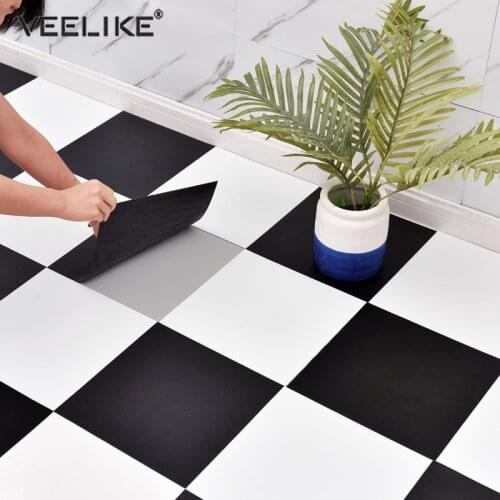 Thick Waterproof Marble Floor Sticker Bathroom Kitchen Tile Wall Stickers Self Adhesive Ground Wallpapers Vinyl Wall Decor Decal