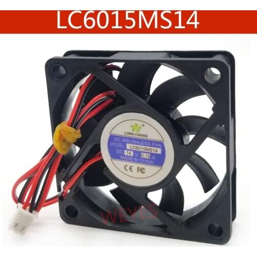 Cooling Fan LC6015MS14 14V 0.15A 2 Line 6CM NEW